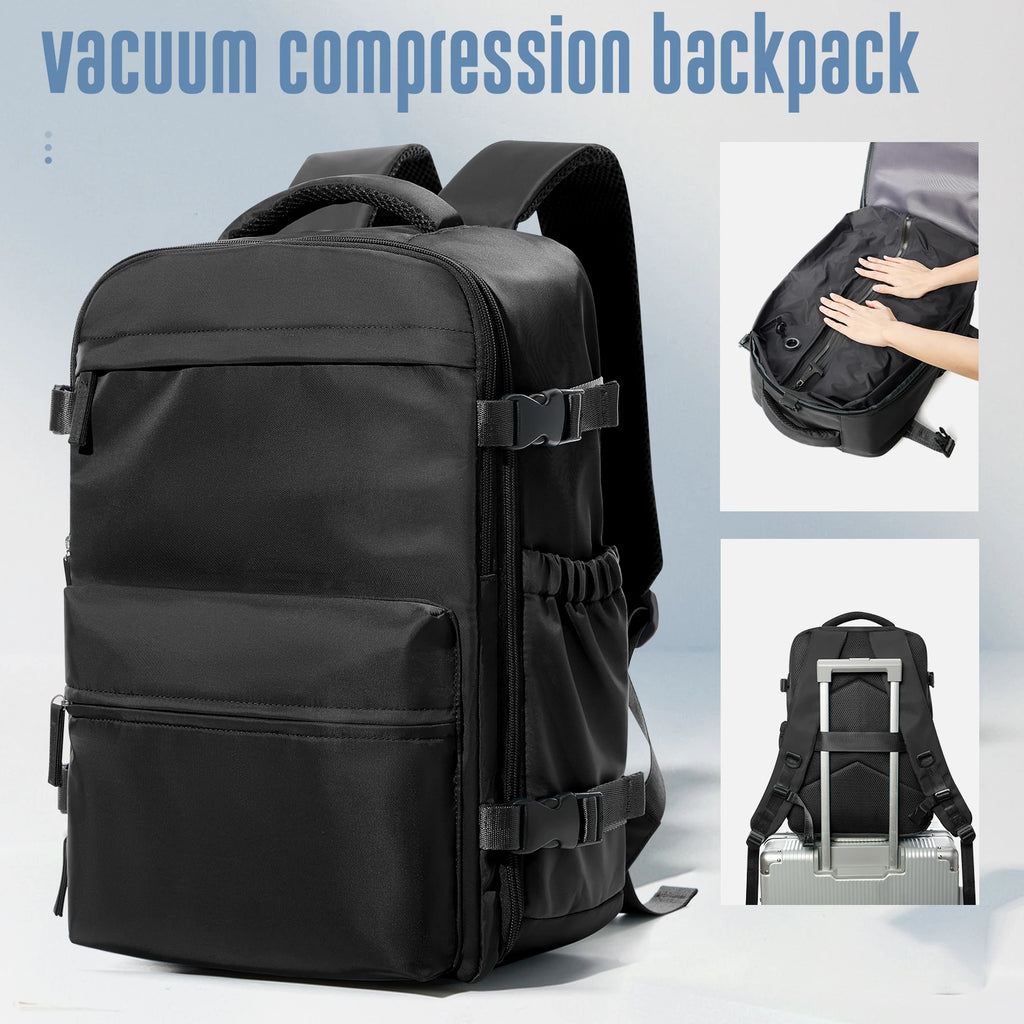 Airline Carry-On Vacuum Compression Travel Backpack