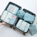7-Piece Packing Cube Set with Shoe Bag and Laundry Pouch