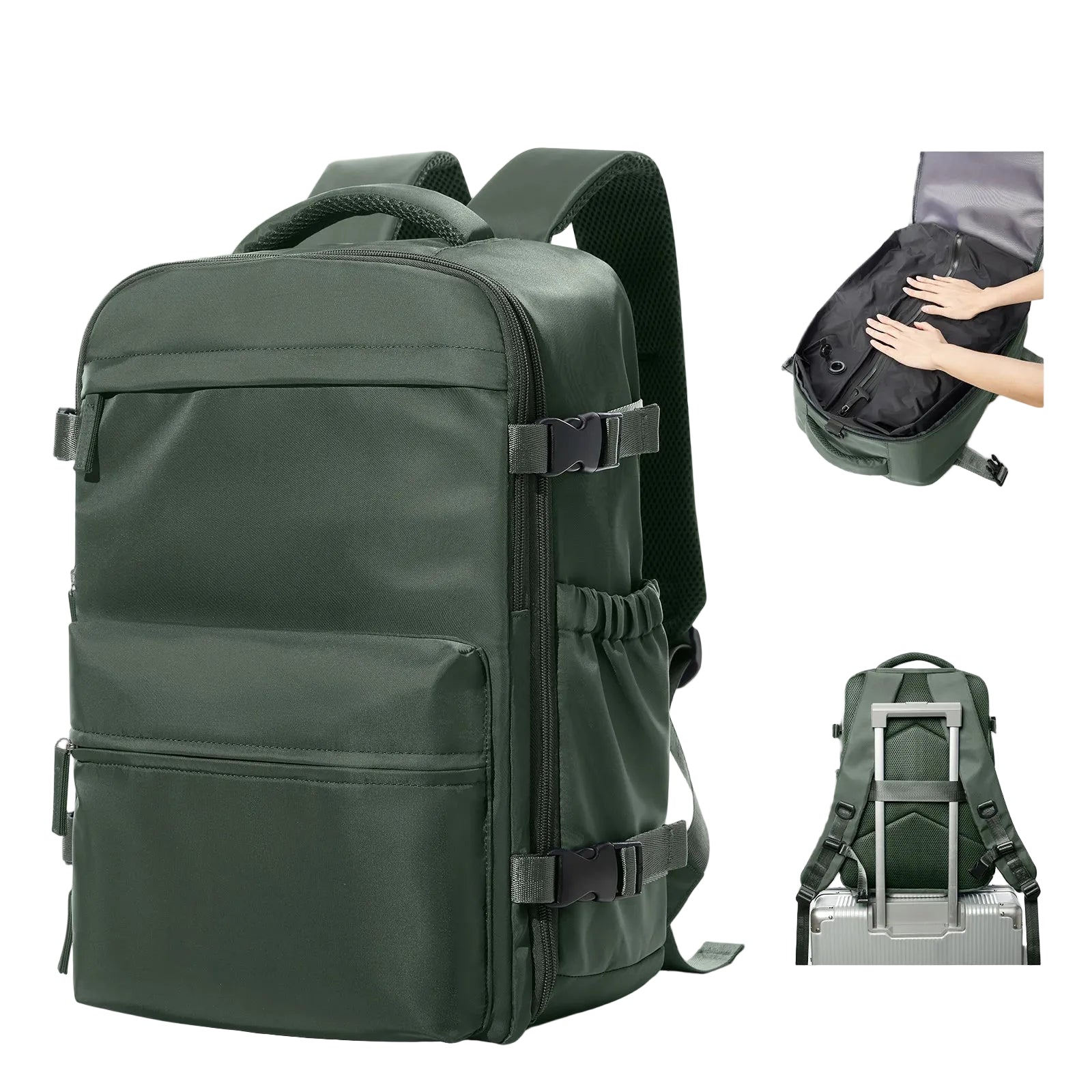 Airline Carry-On Vacuum Compression Travel Backpack